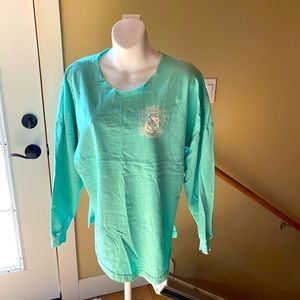 Mint green Alpha Gamma Delta crewneck